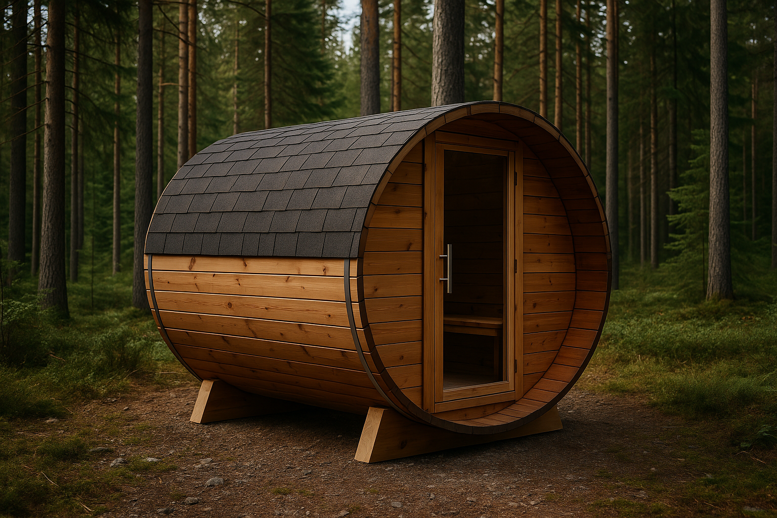 Cold Mountain - Revive XL - 6 Person Barrel Sauna